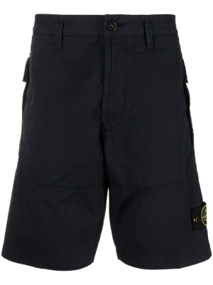 

Compass-motif cotton bermuda shorts, Stone Island Compass-motif cotton bermuda shorts