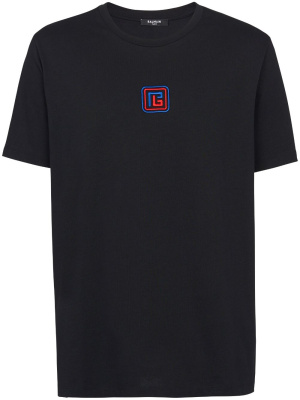 

Embroidered-logo short-sleeve T-shirt, Balmain Embroidered-logo short-sleeve T-shirt