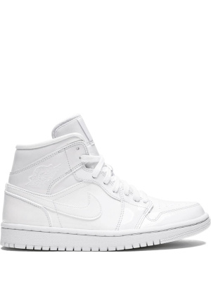 

1 Mid "Triple White Patent Leather" sneakers, Jordan 1 Mid "Triple White Patent Leather" sneakers