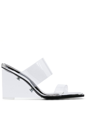

Shard transparent mules, Alexander McQueen Shard transparent mules