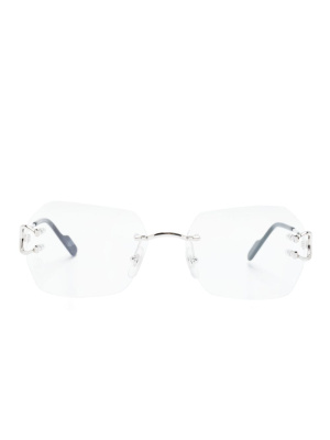 

Santos de Cartier glasses, Cartier Eyewear Santos de Cartier glasses