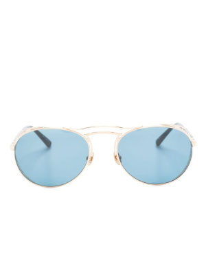 

Tinted round-frame sunglasses, Matsuda Tinted round-frame sunglasses