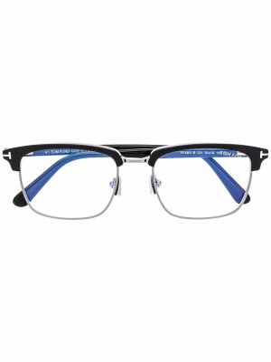 

Logo square-frame glasses, TOM FORD Eyewear Logo square-frame glasses