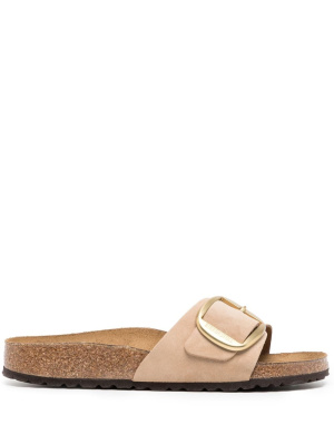 

Madrid buckled leather sandals, Birkenstock Madrid buckled leather sandals