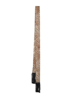 

Leopard-print silk skinny scarf, Dsquared2 Leopard-print silk skinny scarf
