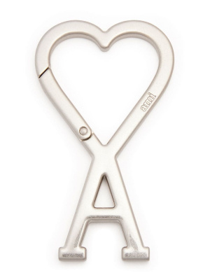 

Logo-shaped logo keyring, AMI Paris Logo-shaped logo keyring