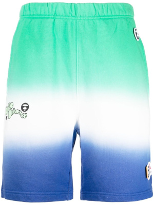 

Colour-block elasticated-waist shorts, AAPE BY *A BATHING APE® Colour-block elasticated-waist shorts