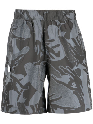 

Graphic-print bermuda shorts, AAPE BY *A BATHING APE® Graphic-print bermuda shorts