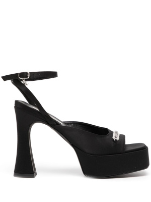 

Lazula 120mm logo-engraved sandals, Karl Lagerfeld Lazula 120mm logo-engraved sandals