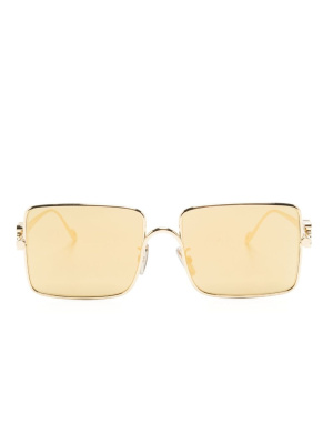 

Anagram-plaque rectangle-frame sunglasses, LOEWE Anagram-plaque rectangle-frame sunglasses