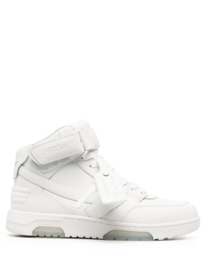 

OUT OF OFFICE MID TOP LEA, Off-White OUT OF OFFICE MID TOP LEA