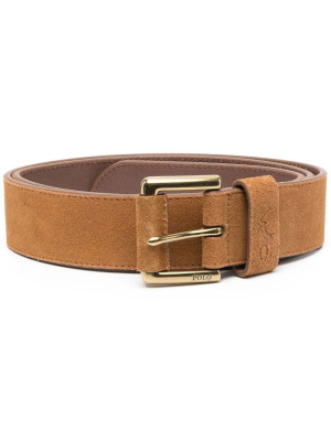 

Suede buckle belt, Polo Ralph Lauren Suede buckle belt