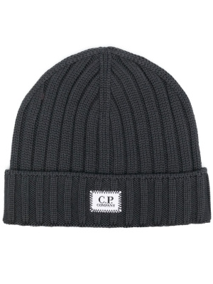 

Logo-patch wool hat, C.P. Company Logo-patch wool hat