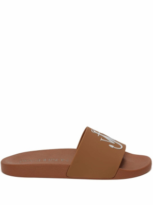 

Logo-anchor pool slides, JW Anderson Logo-anchor pool slides
