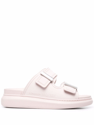 

Oversized double-strap sandals, Alexander McQueen Oversized double-strap sandals