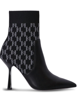 

Monogram ankle boots, Karl Lagerfeld Monogram ankle boots
