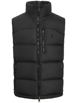 

Padded high-neck zip-up gilet, Polo Ralph Lauren Padded high-neck zip-up gilet