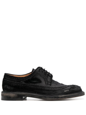 

Distressed-effect lace-up brogues, Maison Margiela Distressed-effect lace-up brogues