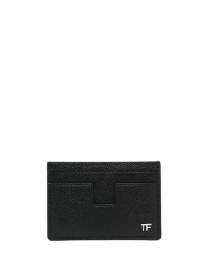 

Logo-plaque leather cardholder, TOM FORD Logo-plaque leather cardholder