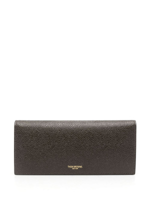 

Logo-stamp bi-fold leather wallet, Thom Browne Logo-stamp bi-fold leather wallet