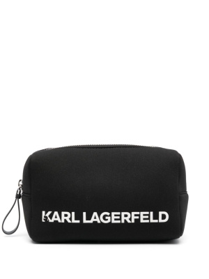 

K/Skuare zipped wash bag, Karl Lagerfeld K/Skuare zipped wash bag
