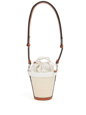 

Woven-raffia shoulder bag, Maison Margiela Woven-raffia shoulder bag