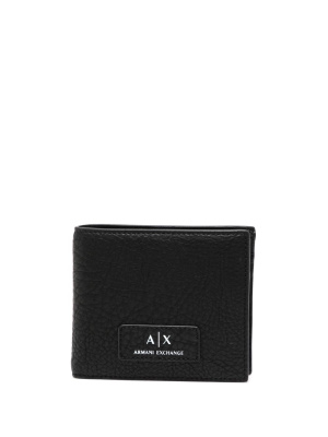 

Logo-patch bi-fold wallet, Armani Exchange Logo-patch bi-fold wallet