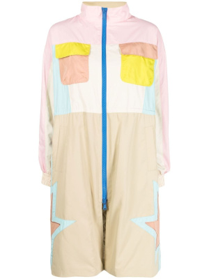 

Colour-block single-breasted coat, BAPY BY *A BATHING APE® Colour-block single-breasted coat