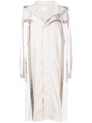 

Contrast-panel raincoat, BAPY BY *A BATHING APE® Contrast-panel raincoat