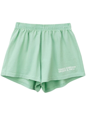 

Tennis Carraia logo-print shorts, Sporty & Rich Tennis Carraia logo-print shorts