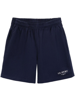

Wimbledon logo-print shorts, Sporty & Rich Wimbledon logo-print shorts