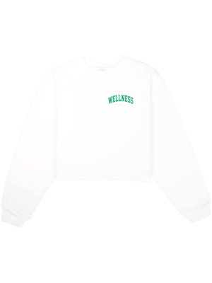 

Wellness Ivy cropped sweatshirt, Sporty & Rich Wellness Ivy cropped sweatshirt