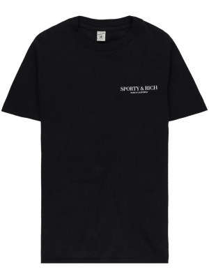 

Logo-print cotton T-shirt, Sporty & Rich Logo-print cotton T-shirt