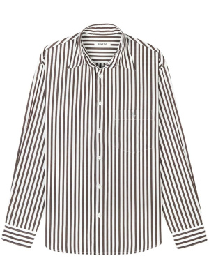 

Oversized striped cotton shirt, Sporty & Rich Oversized striped cotton shirt