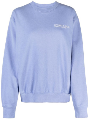 

Cuffed crew neck sweatshirt, Sporty & Rich Cuffed crew neck sweatshirt