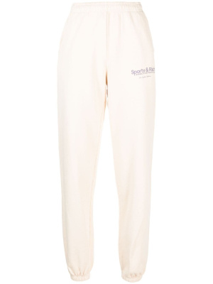 

Logo-print elasticated pants, Sporty & Rich Logo-print elasticated pants