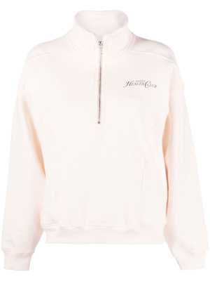 

Graphic-print high-neck sweatshirt, Sporty & Rich Graphic-print high-neck sweatshirt