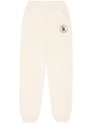 

Logo-print cotton track pants, Sporty & Rich Logo-print cotton track pants