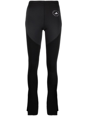 

Logo-print high-waisted leggings, Adidas by Stella McCartney Logo-print high-waisted leggings