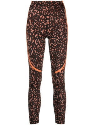 

Graphic-print high-waisted leggings, Adidas by Stella McCartney Graphic-print high-waisted leggings
