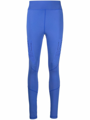 

Perforated logo-print leggings, Adidas by Stella McCartney Perforated logo-print leggings
