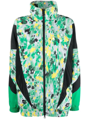 

Speckled zip-up track jacket, Adidas by Stella McCartney Speckled zip-up track jacket