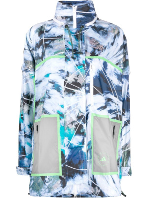 

TrueNature Packable abstract-print jacket, Adidas by Stella McCartney TrueNature Packable abstract-print jacket