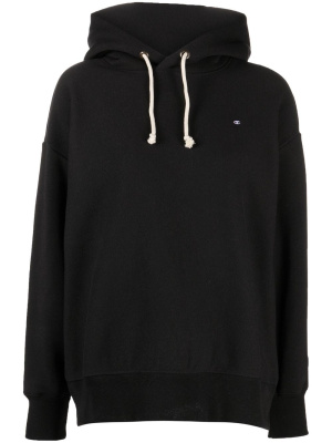

Embroidered-logo cotton hoodie, Champion Embroidered-logo cotton hoodie
