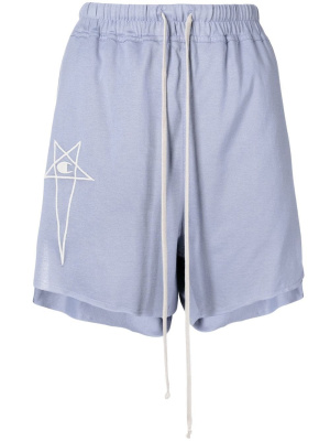 

Embroidered logo boxers shorts, Rick Owens X Champion Embroidered logo boxers shorts