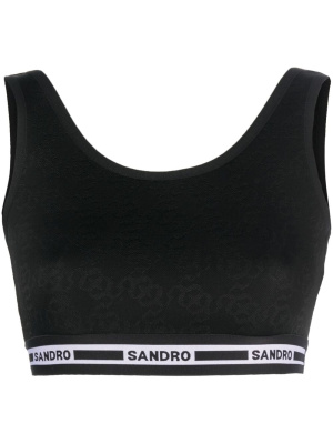 

Logo-band cropped top, SANDRO Logo-band cropped top