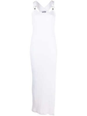 

Braces-detail ribbed-knit dress, MOSCHINO JEANS Braces-detail ribbed-knit dress