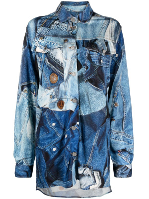 

Denim-print shirt, MOSCHINO JEANS Denim-print shirt