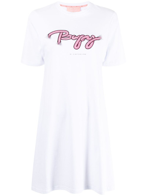 

Stitched-logo mini T-shirt dress, BAPY BY *A BATHING APE® Stitched-logo mini T-shirt dress