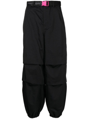

Belted straight-leg track pants, BAPY BY *A BATHING APE® Belted straight-leg track pants